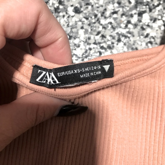 Zara ✦ Ribbed Bodycon Kit Top & Short Legging (XS/S) - Picture 2 of 4